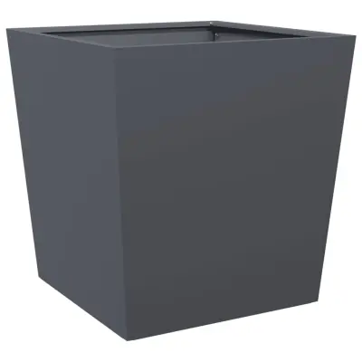 vidaXL Vrtno korito antracit 50x50x50 cm jeklo
