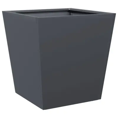 vidaXL Vrtno korito antracit 40x40x40 cm jeklo
