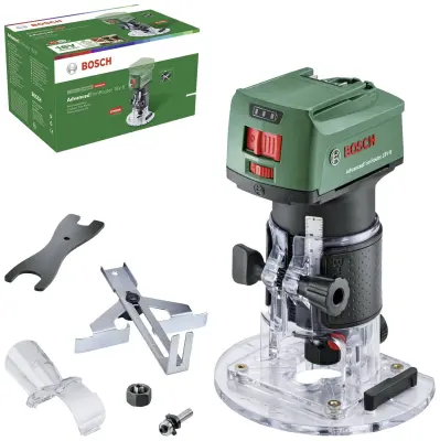 Bosch Home and Garden namizni rezkalnik  AdvancedTrimRouter 18V-8  brezkrtačni\, vklj.  oprema\, brez akumulatorja\, brez polnilca