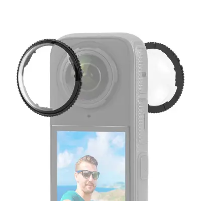 GoPro 9/10/11/12 vijoličen potapljaški filter z vodoodpornim ohišjem