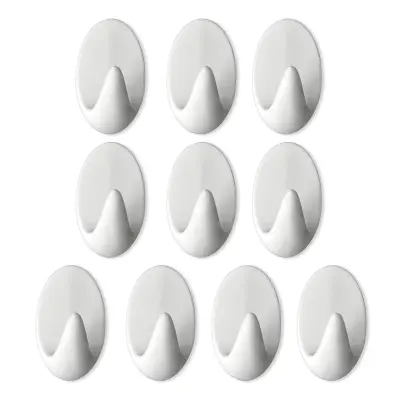 10 paketov močnih samolepilnih stenskih kavljev  S