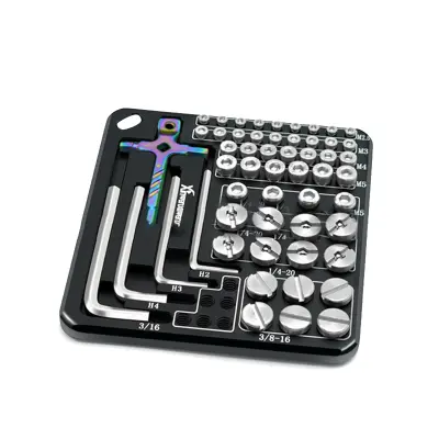 Vijaki in ključ Plošča za shranjevanje fotoaparata DSLR Black