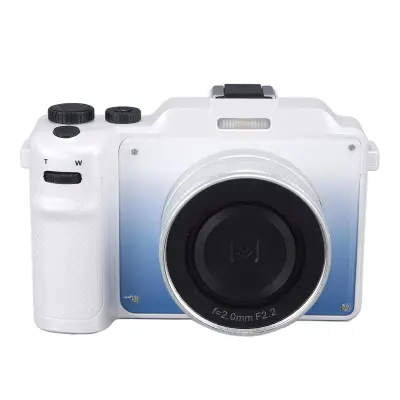 Digitalni fotoaparat 4K/48MP/18X digitalni zoom/stabilizacija/samodejno ostrenje/dvojna kamera White