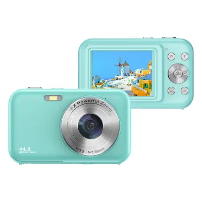 Digitalni fotoaparat z 1080P, 44MP, 16 x zoom, 2,4-palčni zaslon Blue
