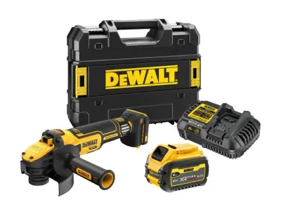 DEWALT KOTNI BRUSILNIK 18V​125mm 1x6.0Ah FLEXVOLT REG. RPM DCG409VST1