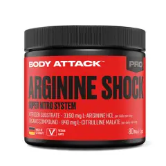 Body Attack Arginine Shock, 80 kapsul