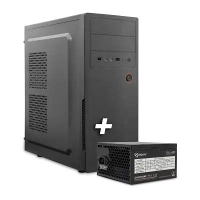 PC OHIŠJE SBOX PCC-180 ATX + NAPAJALNIK PSU-400