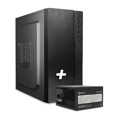 PC OHIŠJE SBOX PCC-05 microATX + NAPAJALNIK PSU-400