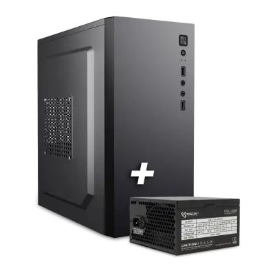 PC OHIŠJE SBOX PCC-12 microATX + NAPAJALNIK PSU-400