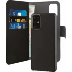 PURO, Ohišje v obliki školjke za huawei P40 Pro Folio 2 v 1 z magnetnim ovitkom in držalom za kartice, ?rna