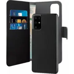 PURO, Ohišje v obliki školjke za huawei P40 Folio 2 v 1 z magnetnim ovitkom in držalom za kartice, ?rna