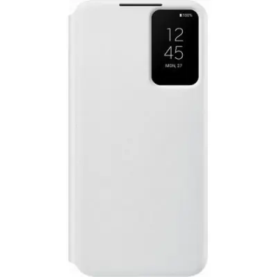 Samsung, Kov?ek za samsung Galaxy S22 Plus 5G Model Folio Clear View Cover, Bela