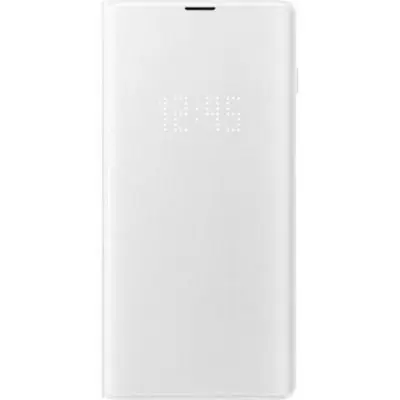 Samsung, Ohišje v obliki školjke za samsung Galaxy S10 Plus Model Folio LED View Cover z držalom za kartice, Bela