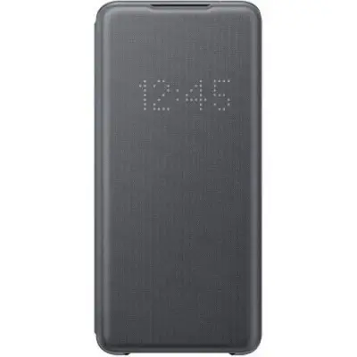 Samsung, Ohišje v obliki školjke za samsung Galaxy S20 Ultra Model Folio LED View Cover z držalom za kartice, Siva
