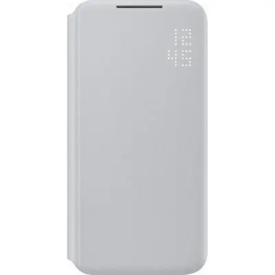 Samsung, Kov?ek za samsung Galaxy S22 5G Model Folio LED View Cover z držalom za kartice, Svetlo siva