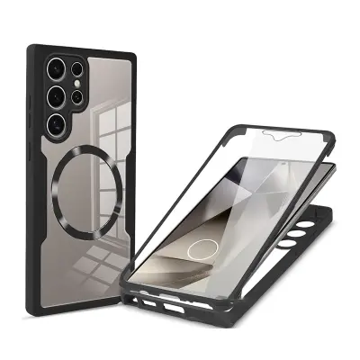 Črna zaščitna torbica za Samsung   Samsung Galaxy S24 Ultra