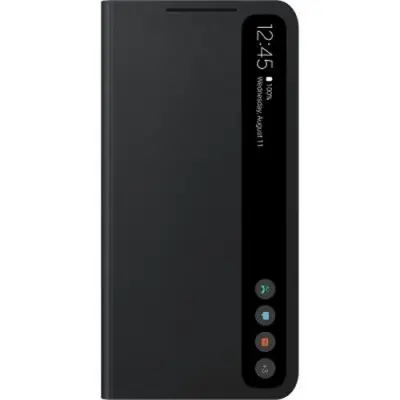 Samsung, Kov?ek za samsung Galaxy S21 FE Model Folio Clear View Cover, Temno siva