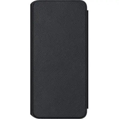 Oppo, Ohišje v obliki školjke za Oppo Reno 8 Lite Folio Flip Cover z držalom za kartice, ?rna