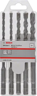 BOSCH SDS PLUS-1 SET SVEDROV. 5/6/7/8/10