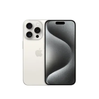 Obnovljeno - kot novo - APPLE iPhone 15 Pro 128GB (White Titanium) pametni telefon