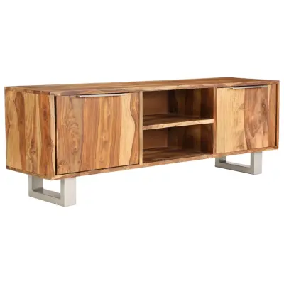 The Living Store TV omarica iz trdnega palisandra z medenim finišem 118x30x40 cm - TV Omarica