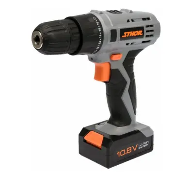 STHOR Vrtalni del 10,8V 1 x 1,3ah Li-Ion 1 prestava, 700 vrt / min, 10 mm 78981