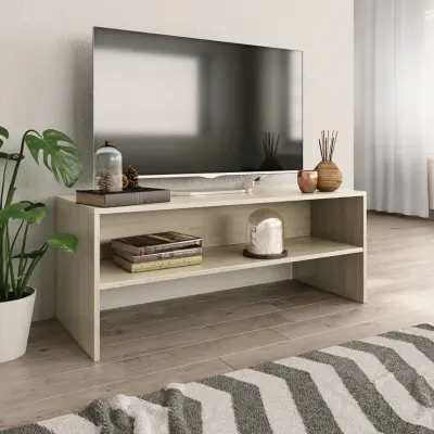 The Living Store TV omarica sonoma hrast 100x40x40 cm iverna plošča - TV Omarica