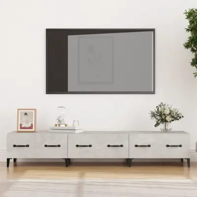 The Living Store TV omarica betonsko siva 150x34,5x30 cm konstruiran les - TV Omarica