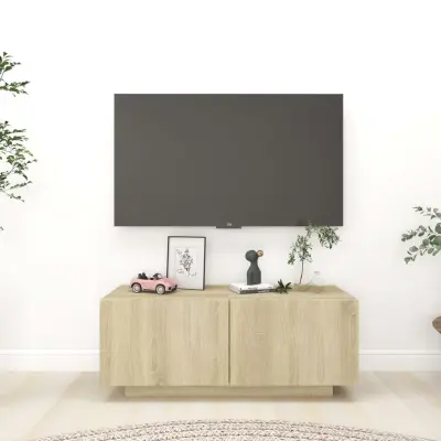 The Living Store TV omarica sonoma hrast 100x35x40 cm iverna plošča - TV Omarica
