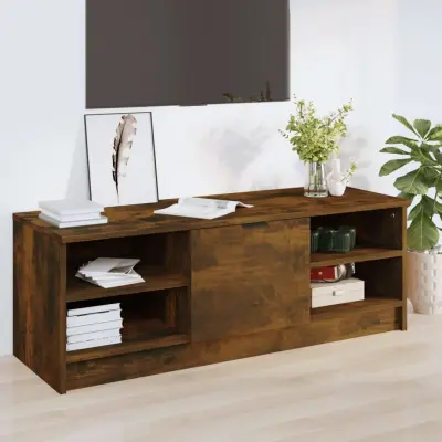 The Living Store TV omarica dimljeni hrast 102x35,5x36,5 cm konstruiran les - TV Omarica
