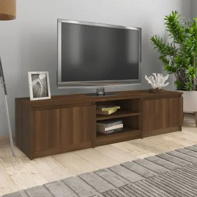 The Living Store TV omarica rjavi hrast 140x40x35,5 cm konstruiran les - TV Omarica
