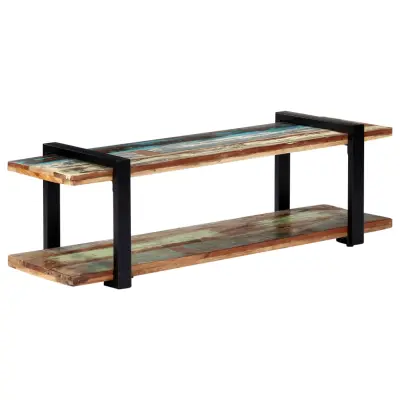 The Living Store TV omarica 130x40x40 cm iz trdnega predelanega lesa - TV Omarica