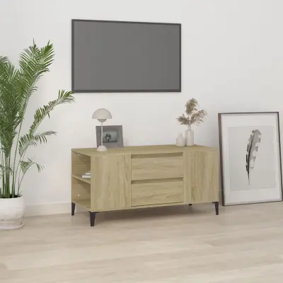 The Living Store TV omarica sonoma hrast 102x44,5x50 cm inženirski les - TV Omarica