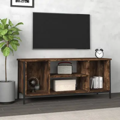 The Living Store TV omarica dimljeni hrast 102x35x45 cm inženirski les - TV Omarica