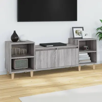The Living Store TV omarica siva sonoma 160x35x55 cm inženirski les - TV Omarica
