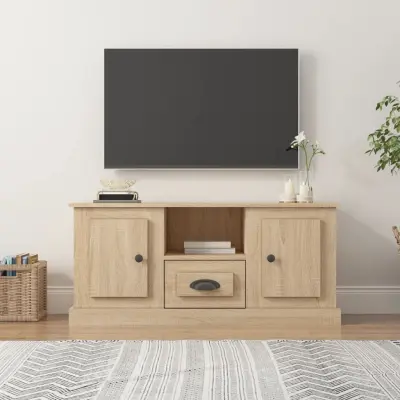 The Living Store TV omarica sonoma hrast 100x35,5x45 cm inženirski les - TV Omarica