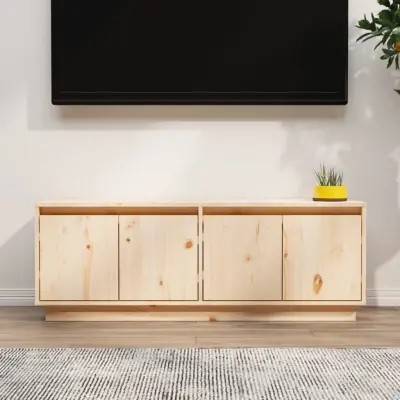 The Living Store TV omarica 110x34x40 cm trdna borovina - TV Omarica