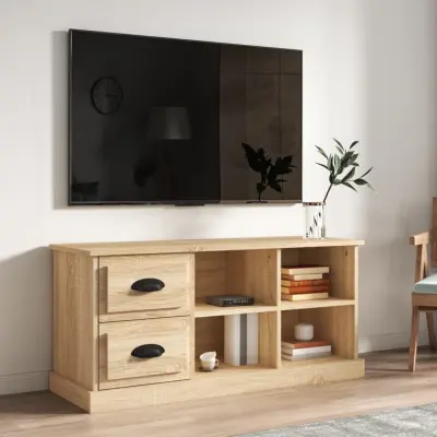 The Living Store TV omarica sonoma hrast 102x35,5x47,5 cm inženirski les - TV Omarica