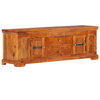 The Living Store TV omarica 119x30x40 cm trden akacijev les - TV Omarica