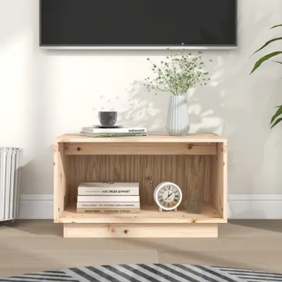 The Living Store TV omarica 60x35x35 cm trdna borovina - TV Omarica