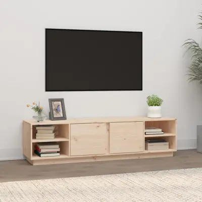 The Living Store TV omarica 156x40x40 cm trdna borovina - TV Omarica