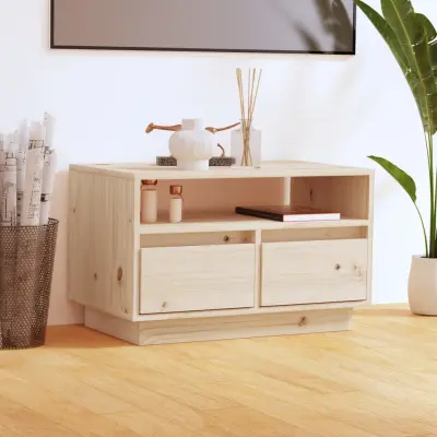 The Living Store TV omarica 60x35x37 cm trdna borovina - TV Omarica