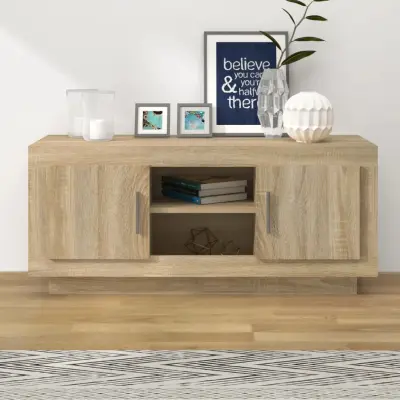 The Living Store TV omarica sonoma hrast 102x35x45 cm inženirski les - TV Omarica