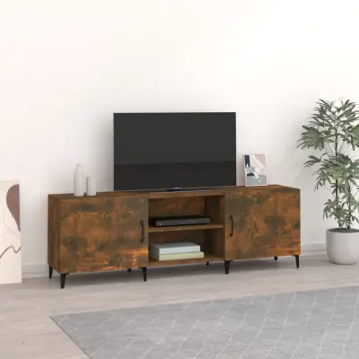The Living Store TV omarica dimljeni hrast 150x30x50 cm inženirski les - TV Omarica
