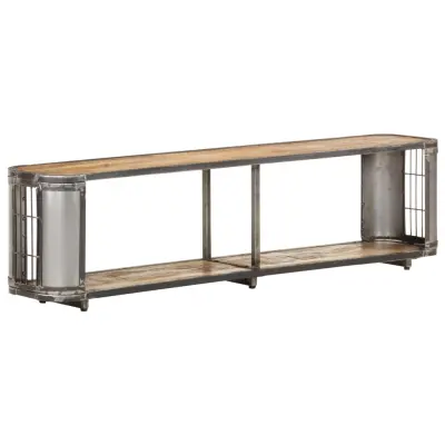 The Living Store TV omarica 150x30x40 cm trden mangov les - TV Omarica