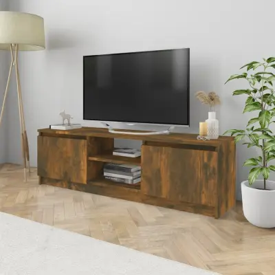 The Living Store TV omarica dimljeni hrast 120x30x35,5 cm konstruiran les - TV Omarica