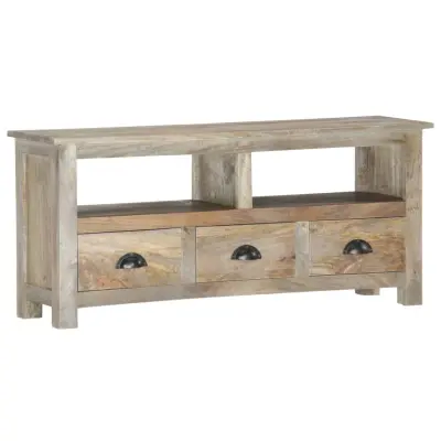 The Living Store TV omarica 110x30x50 cm trden mangov les - TV Omarica
