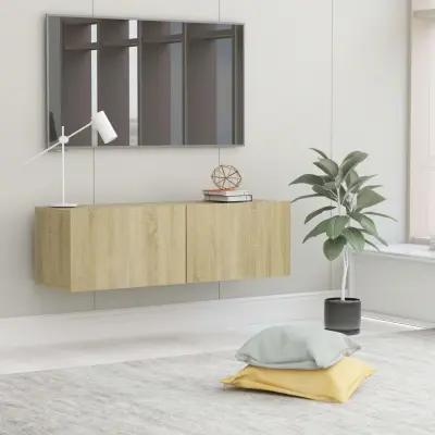 The Living Store TV omarica sonoma hrast 100x30x30 cm inženirski les - TV Omarica