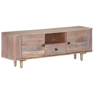 The Living Store TV omarica 118x30x40 cm trden akacijev les - TV Omarica