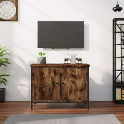 The Living Store TV omarica dimljen hrast 60x35x45 cm inženirski les - TV Omarica